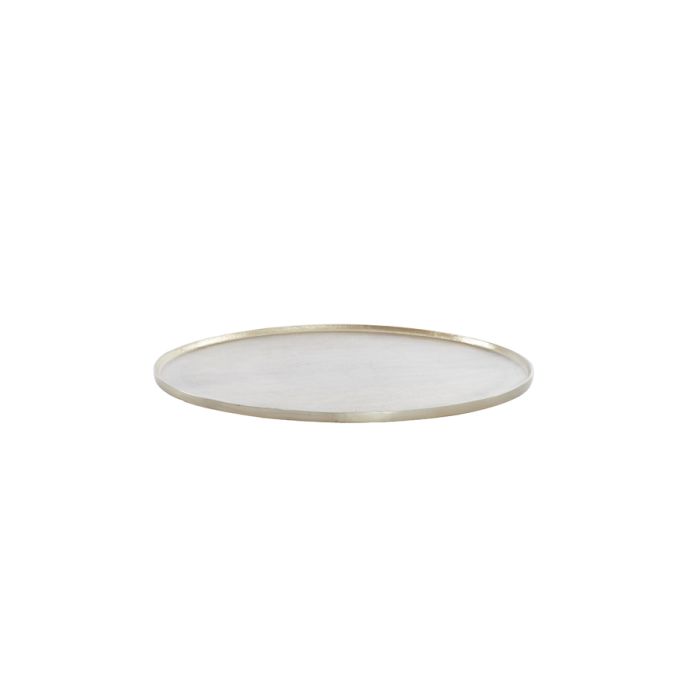 Dish Ø50x1,5 cm MAES light gold