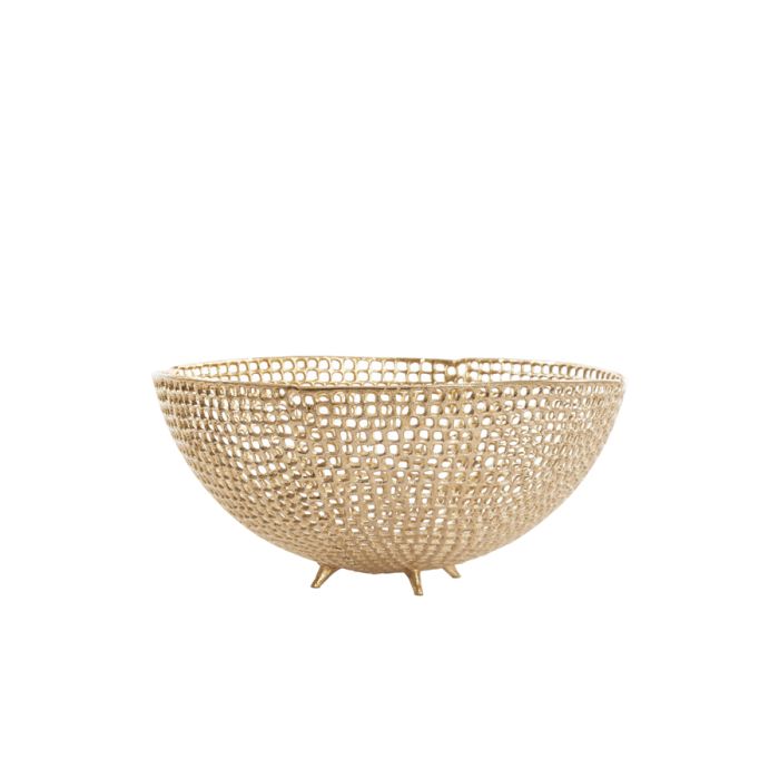 Bowl Ø46x20 cm MURCIA antique gold