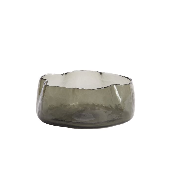Bowl Ø20x8 cm MURADA glass grey