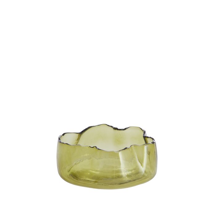 Bowl Ø20x8 cm MURADA glass green