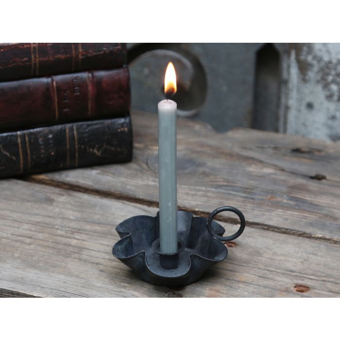 Chamberstick f. taper candles