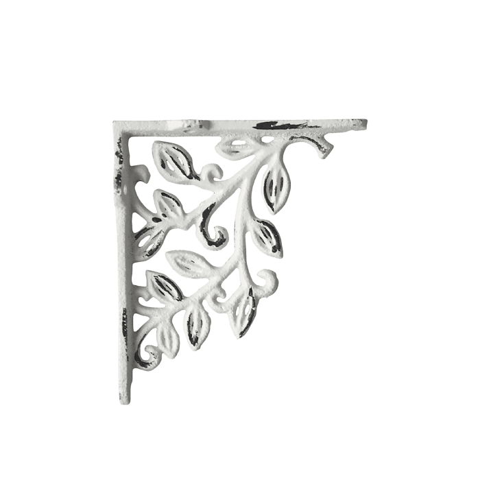 Shelf Bracket w. flower decor