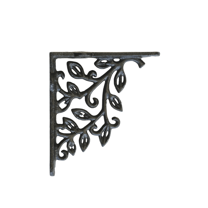 Shelf Bracket w. flower decor