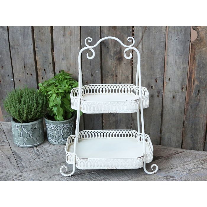 Etagere w. decor edge