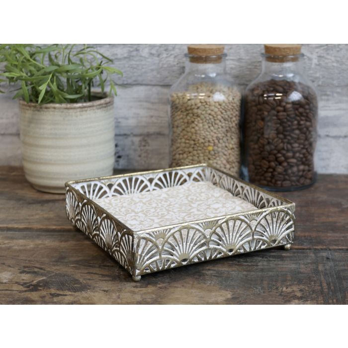 Vire Napkin Holder w. pattern