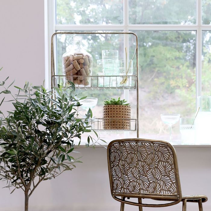 Etagere w. 2 fil de fer baskets