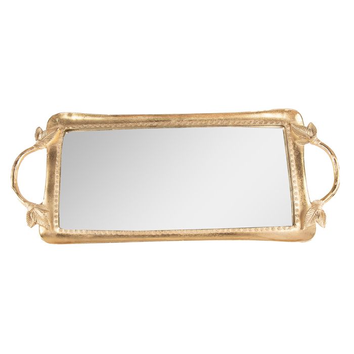 Decorative tray with mirror 51x22x3 cm - pcs