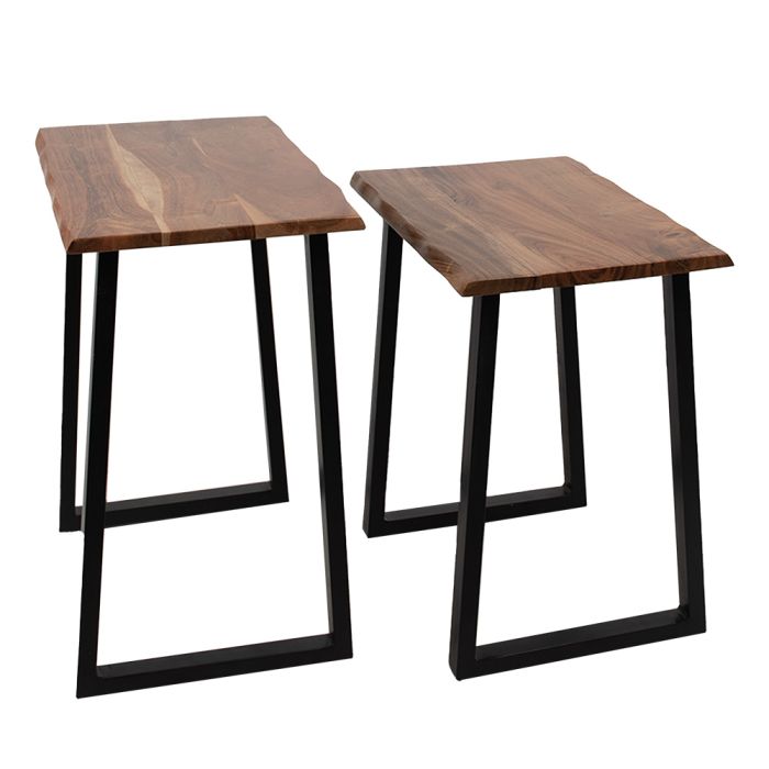Side table (set 2) 50x30x50 / 45x30x45 cm - set (2) 