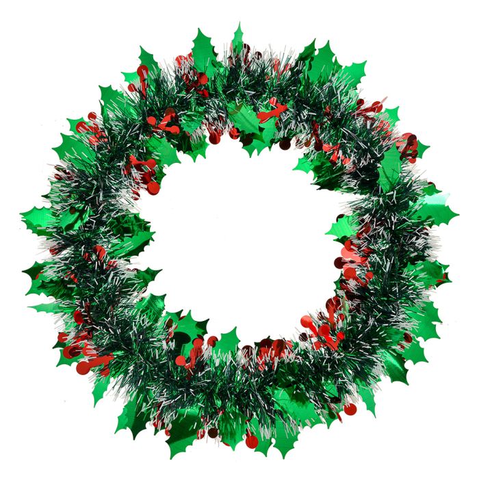 Decoration wreath Christmas ? 35x4 cm - pcs     
