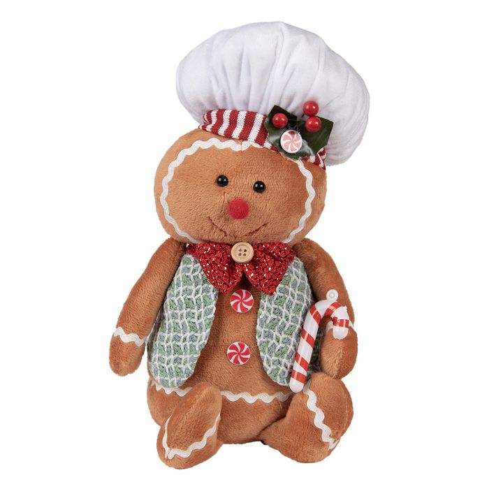 Decoration gingerbread man 19x14x35 cm - pcs