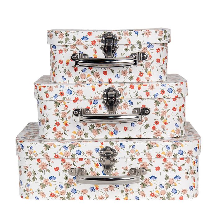 Decoration suitcase (3) 30x22x9/25x20x9/20x17x8 cm - set (3)