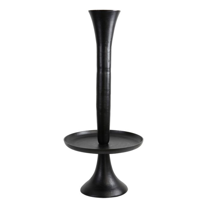 Stand+vase deco Ø60x119 cm ZEMBI matt black