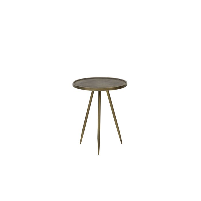 Side table Ø39,5x50,5 cm ENVIRA antique gold