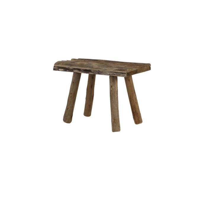 Stool 50x31x37 cm CEDRO brown