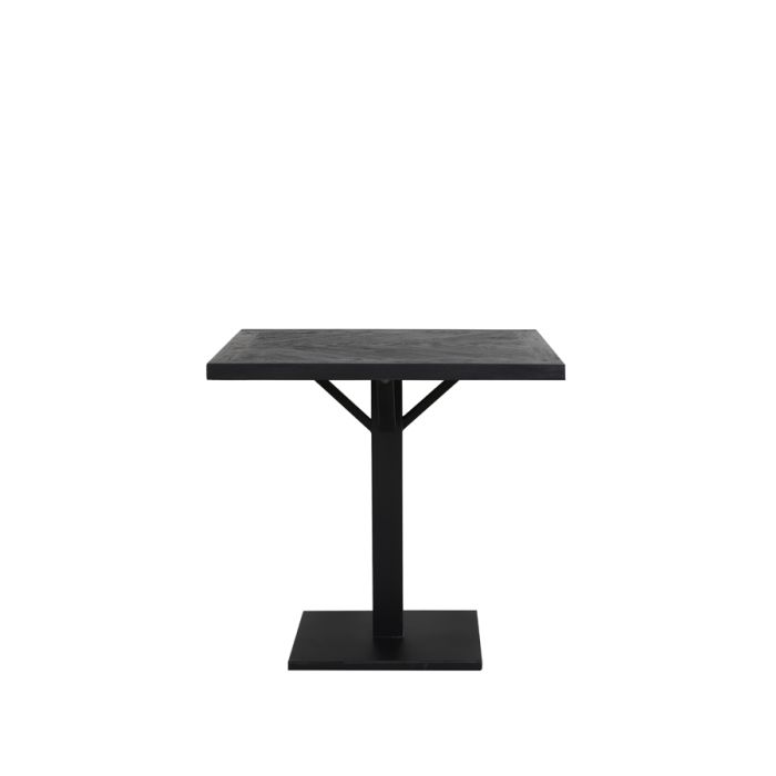Dining table 80x80x78 cm CHISA wood black-black