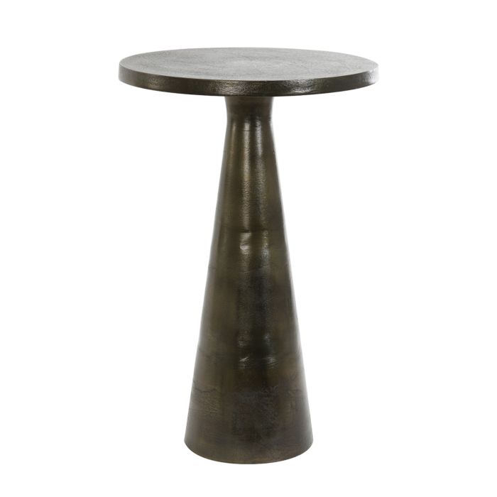 Side table Ø39x61 cm PHILOS antique bronze