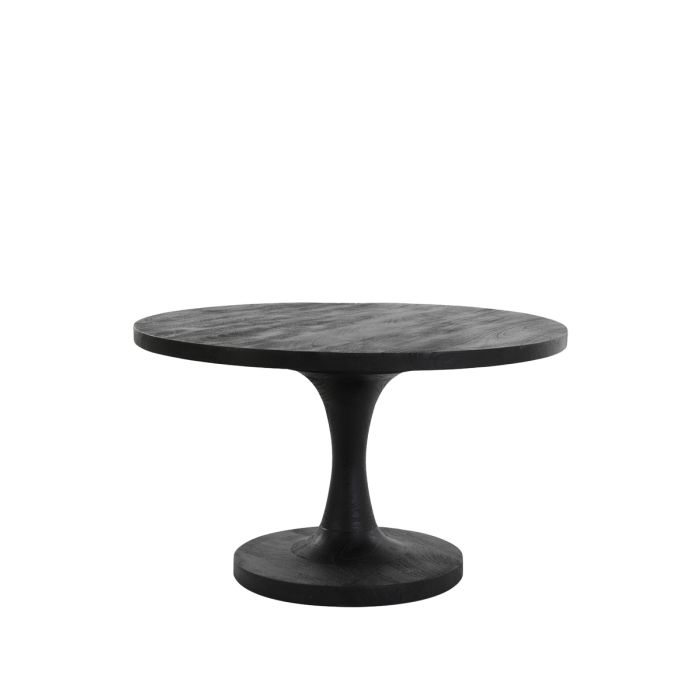 Coffee table Ø70x40 cm BICABA wood black