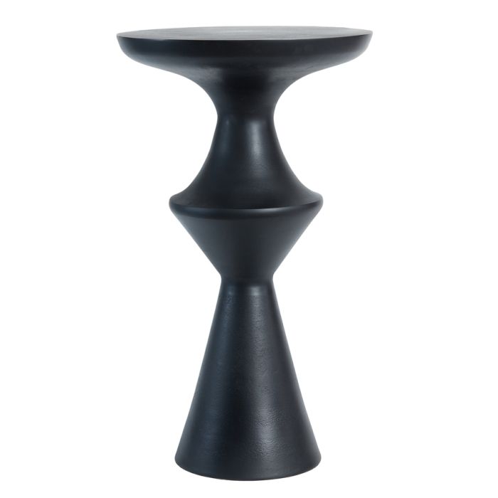 Side table Ø37,5x75 cm LOBOC matt black