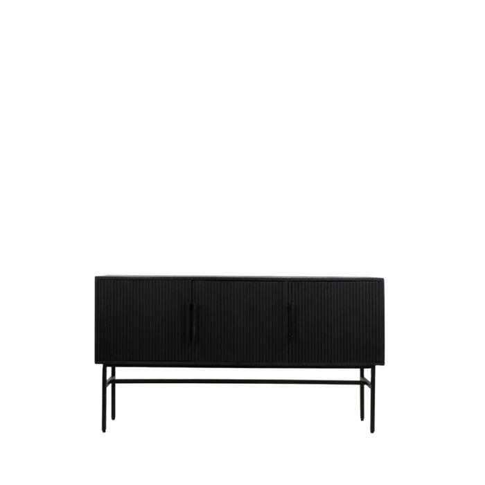 Cabinet 150x40x80 cm ABAGE wood black