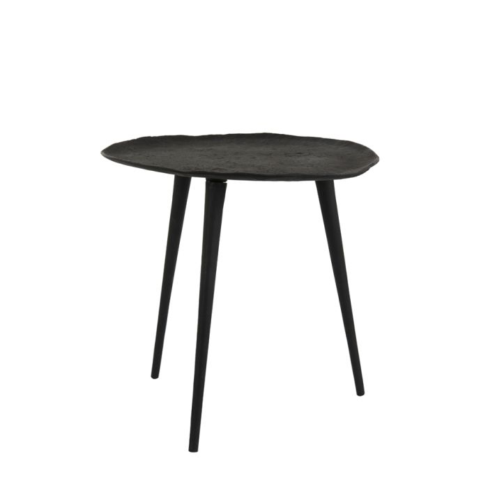 Side table Ø46x44 cm ASARPAI matt black