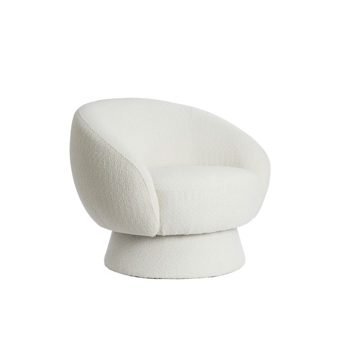 Chair 92x82x77 cm AVORIA bouclé cream