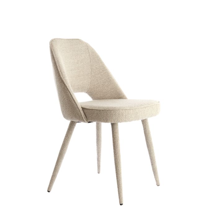 Dining chair 57x51x84 cm DJESLIN light grey
