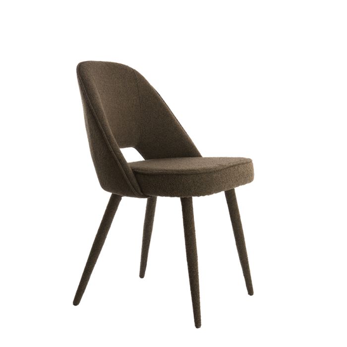 Dining chair 57x51x84 cm DJESLIN dark brown
