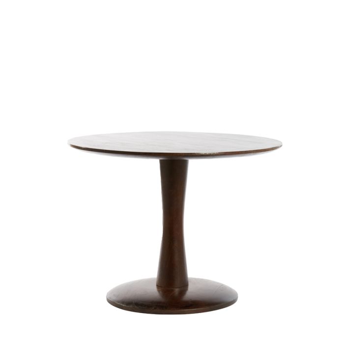 Side table Ø60x45 cm PUGLIA wood russet