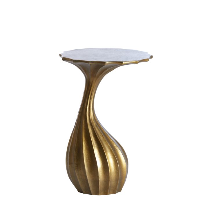 Side table 40x36x55 cm NYOKO antique bronze