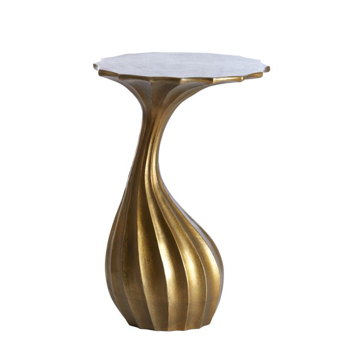 Side table 41x36x63 cm NYOKO antique bronze