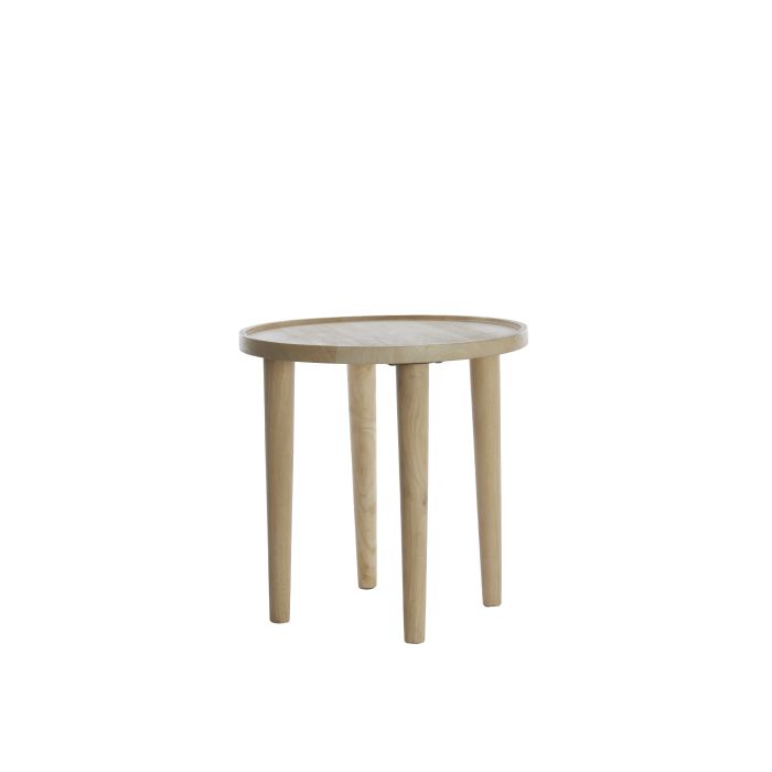 Side table Ø45x45 cm QIANO mango wood natural