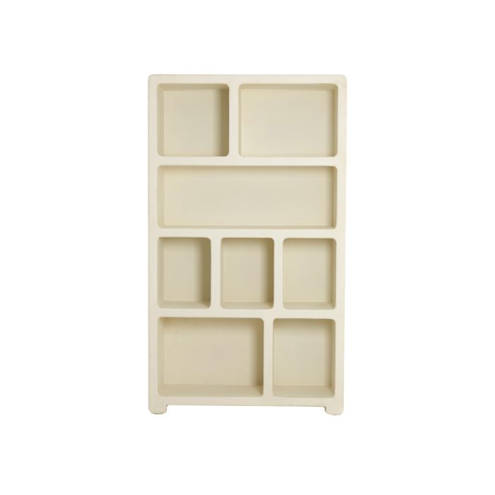 Cabinet 110x35x190 cm NAHUA beige