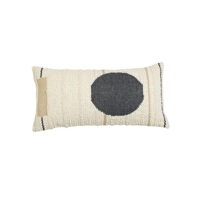 Cushion 60x30 cm DOROS cream+black
