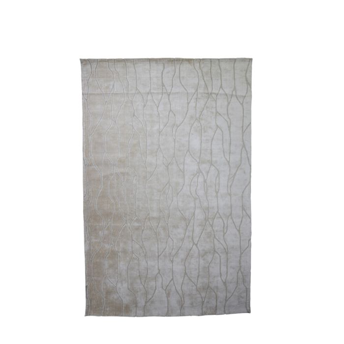 Rug 230x160 cm LATIS light grey+brown