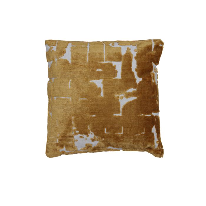 Cushion 45x45 cm HUSLIA ocher yellow