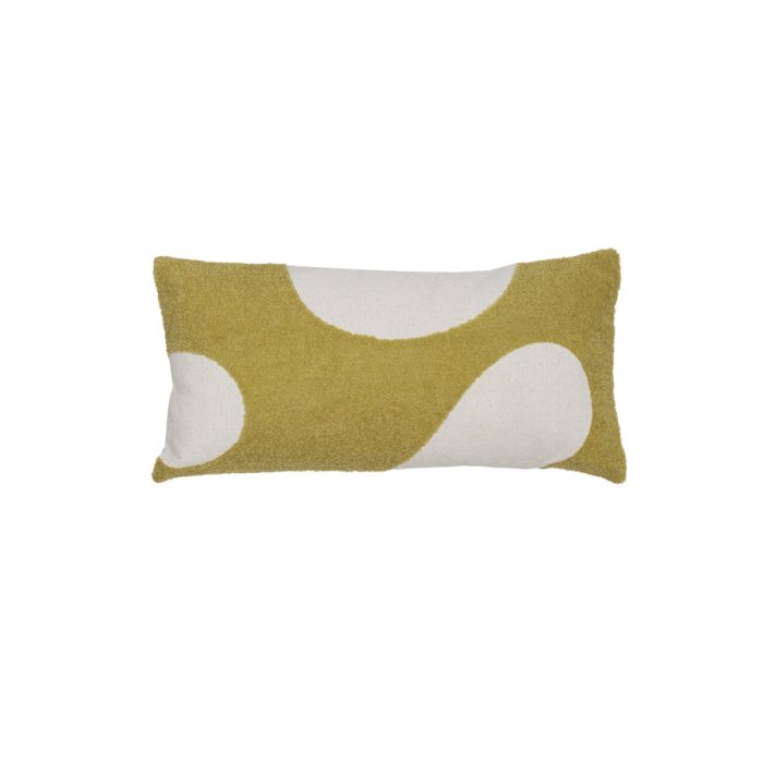 Cushion 60x30 cm CELLIO green+beige