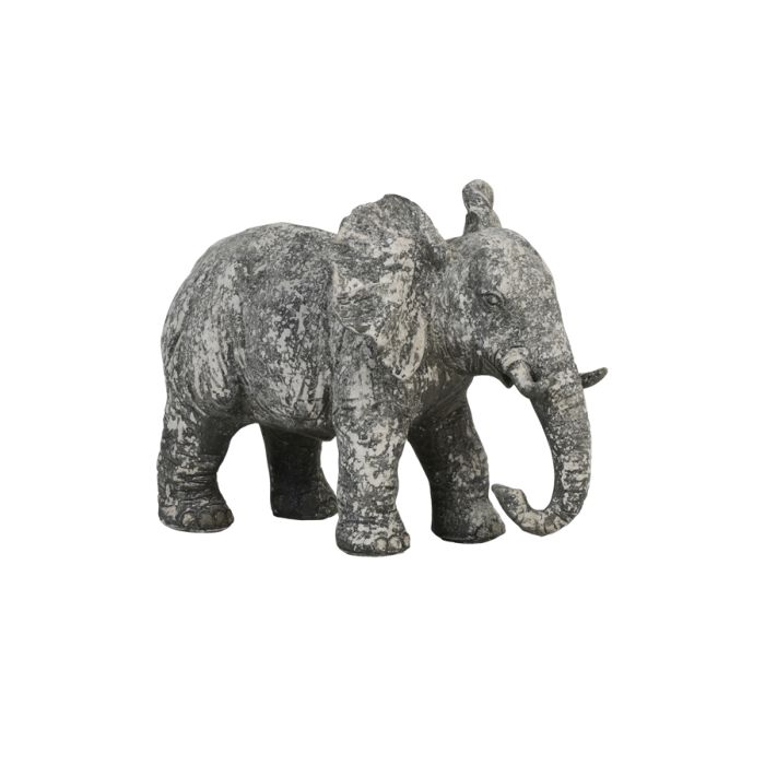 Ornament 30,5x18,5x24 cm ELEPHANT old concrete