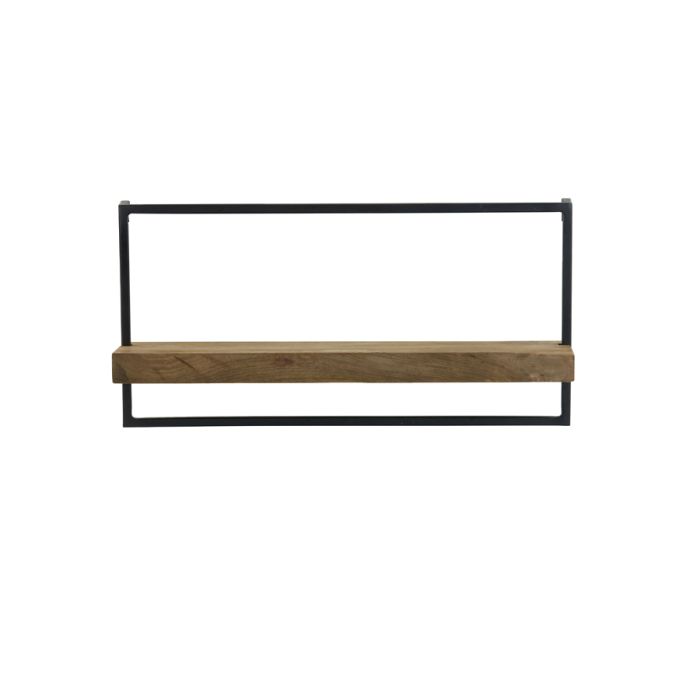 Wall shelf 60x15x30 cm MADDISON wood dark brown