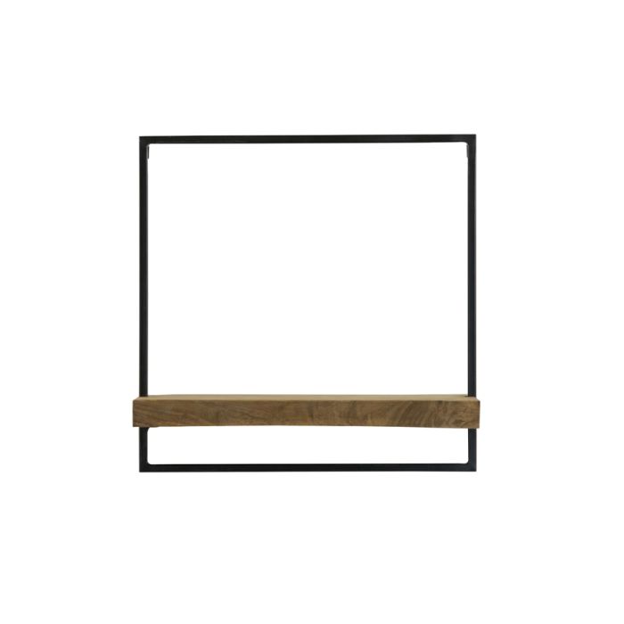 Wall shelf 50x15x50 cm MADDISON wood dark brown