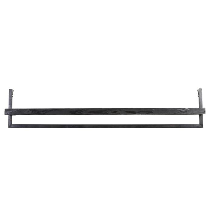 Wall shelf 120x18x24 cm MADDISON wood matt black