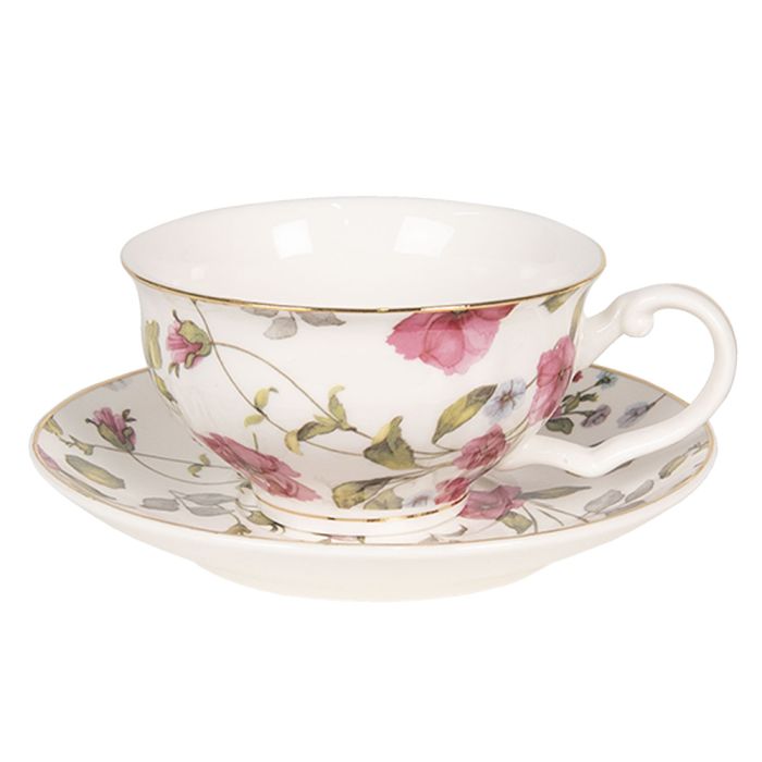 Cup and saucer 12x9x5 cm / ? 13x2 cm / 125 ml - pcs     