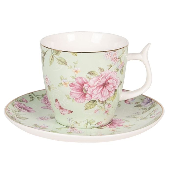 Cup and saucer 9x7x7 cm / ? 13x2 cm / 160 ml - pcs     