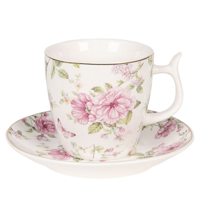 Cup and saucer 9x7x7 cm / ? 13x2 cm / 160 ml - pcs     