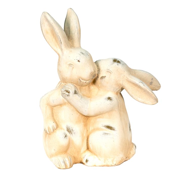 Decoration statue rabbit 20x10x25 cm - pcs     