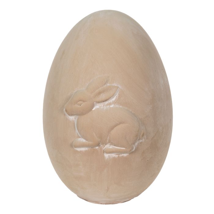 Decoration egg with rabbit 18x17x25 cm - pcs     
