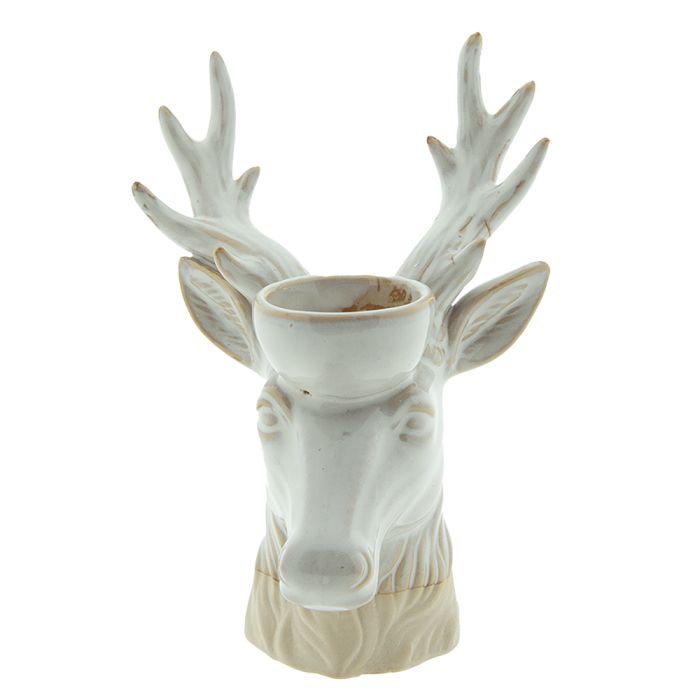 Tealight holder reindeer 15x12x21 cm - pcs