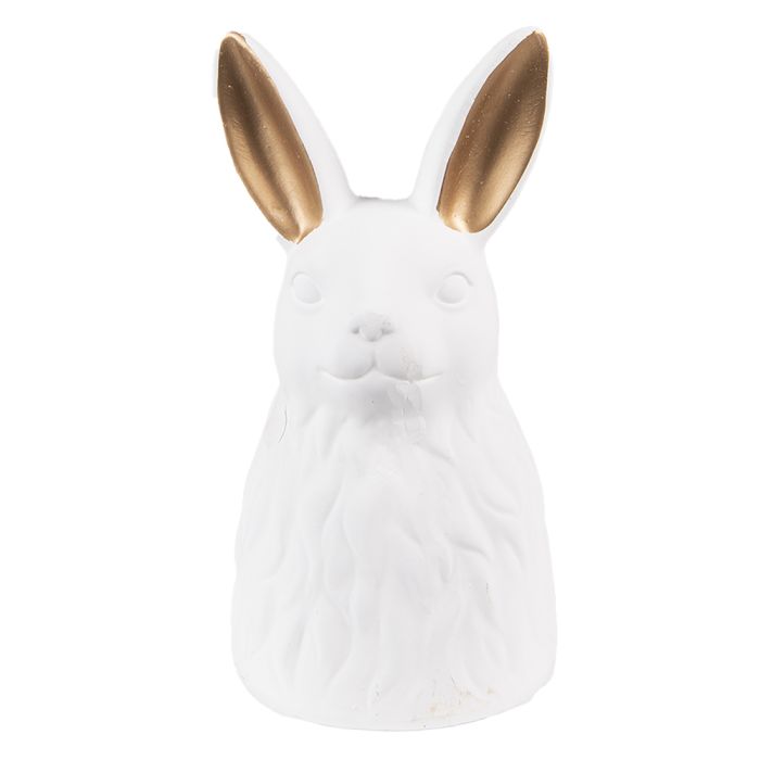 Decoration statue rabbit 11x11x21 cm - pcs