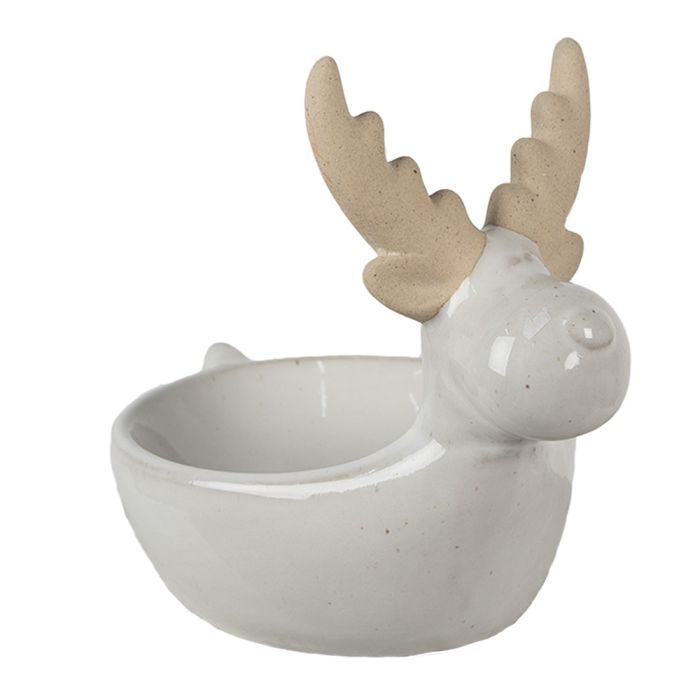 Decoration bowl reindeer 17x12x15 cm - pcs     