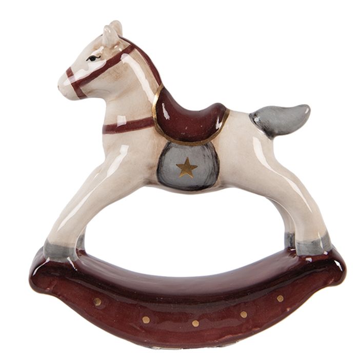 Decoration rocking horse 10x3x10 cm - pcs