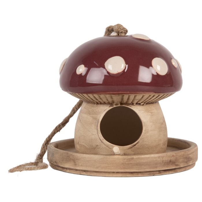 Decoration birdhouse Ø 13x13 cm - pcs